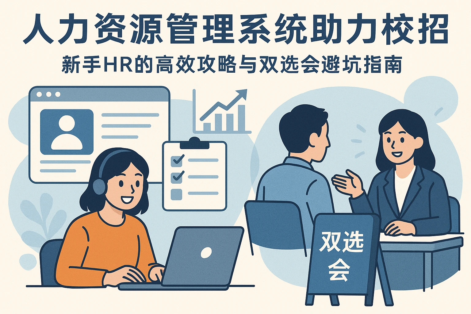 人力资源管理系统助力校招：新手HR的高效攻略与双选会避坑指南