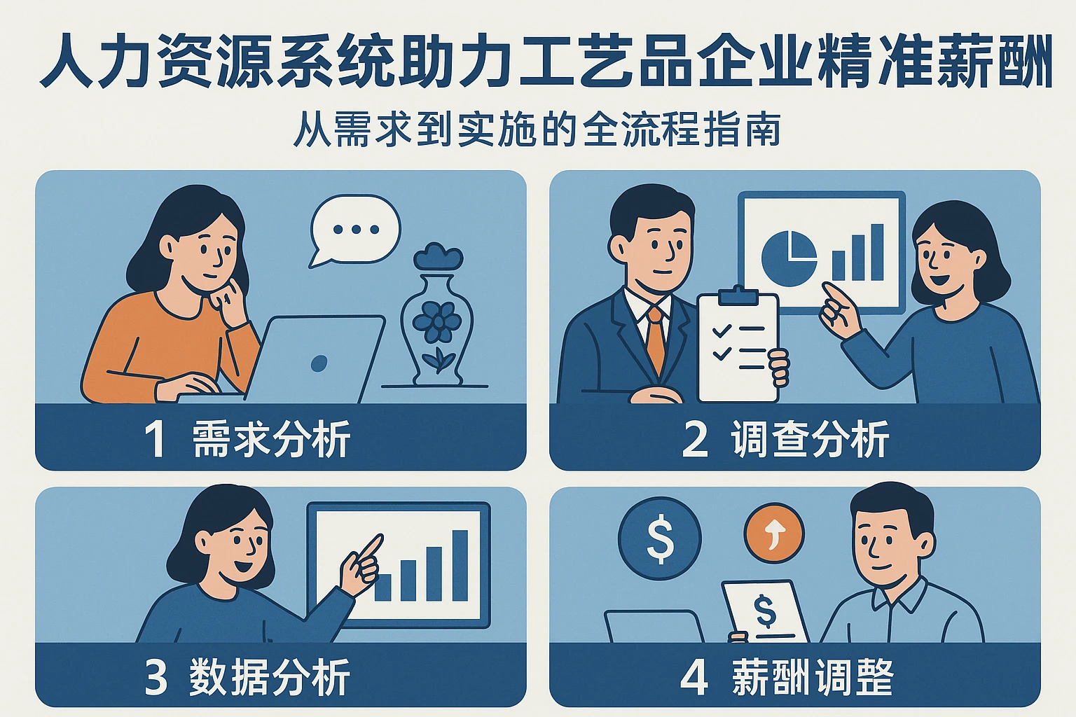 人力资源系统助力工艺品企业精准薪酬调查：从需求到实施的全流程指南
