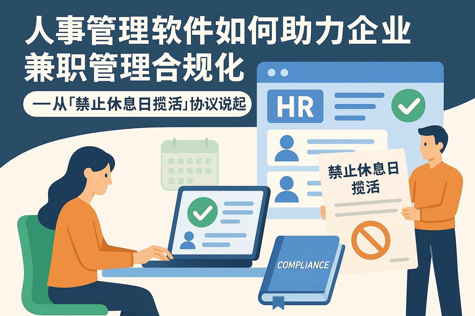 人事管理软件如何助力企业兼职管理合规化——从“禁止休息日揽活”协议说起