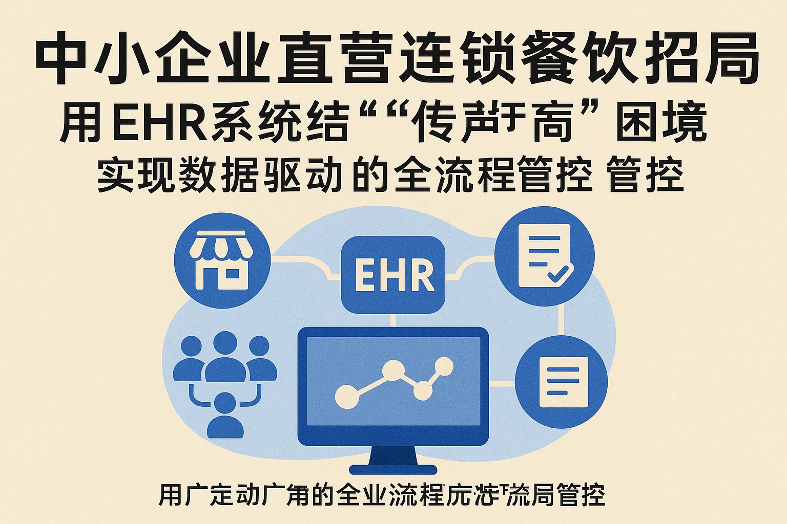 中小企业直营连锁餐饮招聘破局：用EHR系统终结“传声筒”困境，实现数据驱动的全流程管控