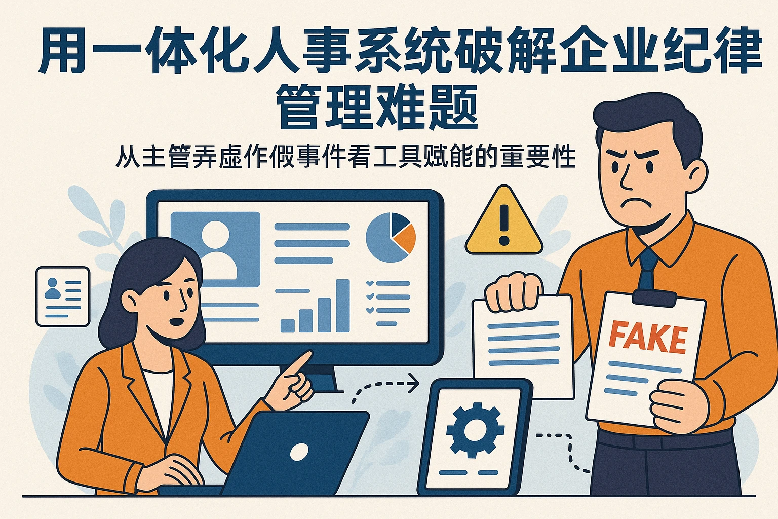 用一体化人事系统破解企业纪律管理难题——从主管弄虚作假事件看工具赋能的重要性