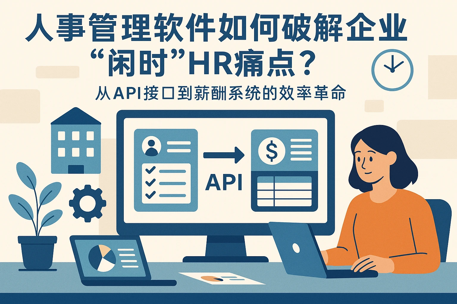 人事管理软件如何破解企业“闲时”HR痛点？从API接口到薪酬系统的效率革命