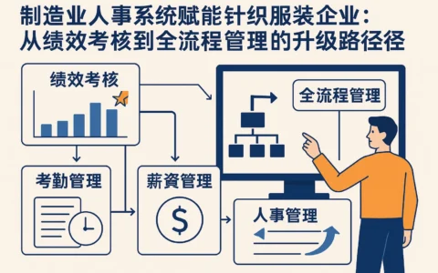 制造业人事系统赋能针织服装企业：从绩效考核到全流程管理的升级路径