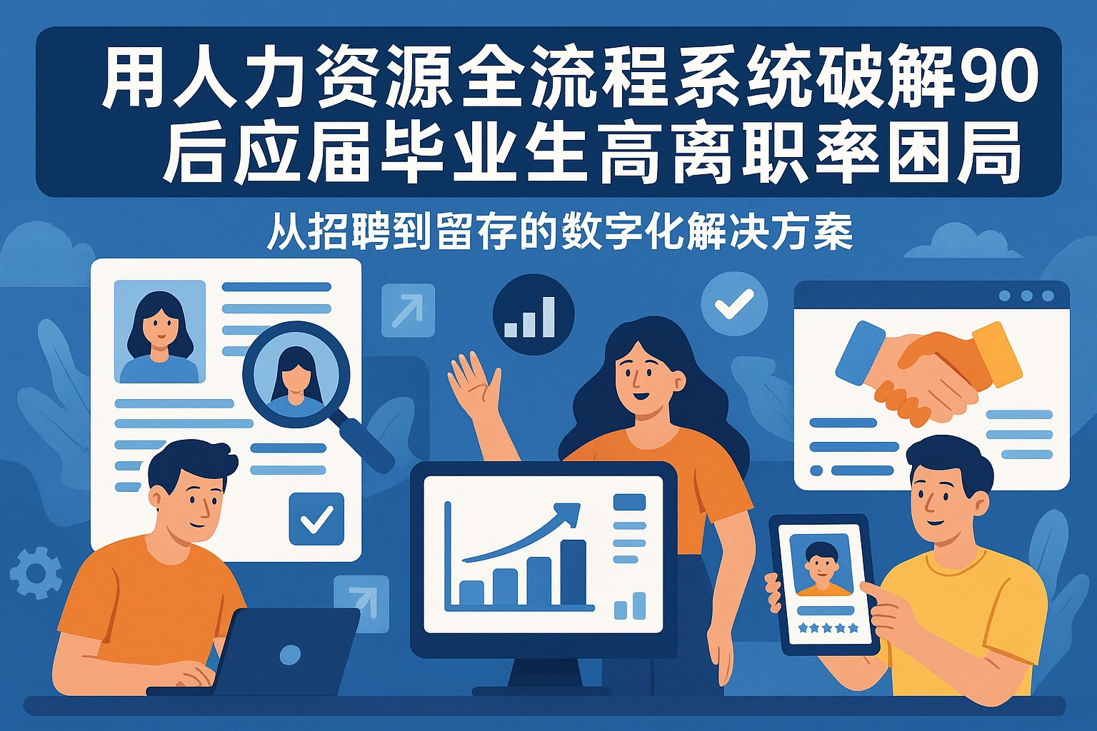 用人力资源全流程系统破解90后应届毕业生高离职率困局——从招聘到留存的数字化解决方案