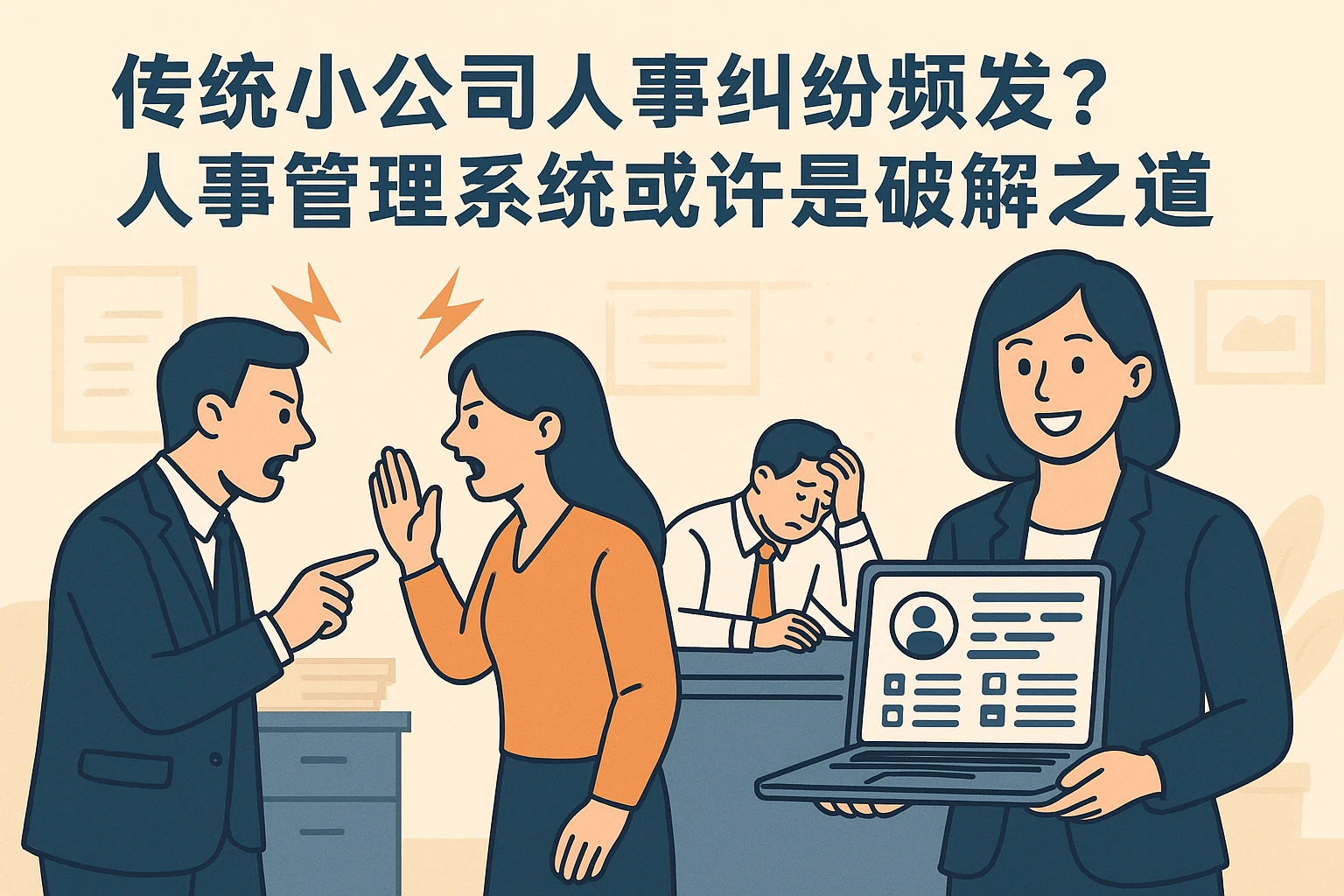 传统小公司人事纠纷频发？人事管理系统或许是破解之道
