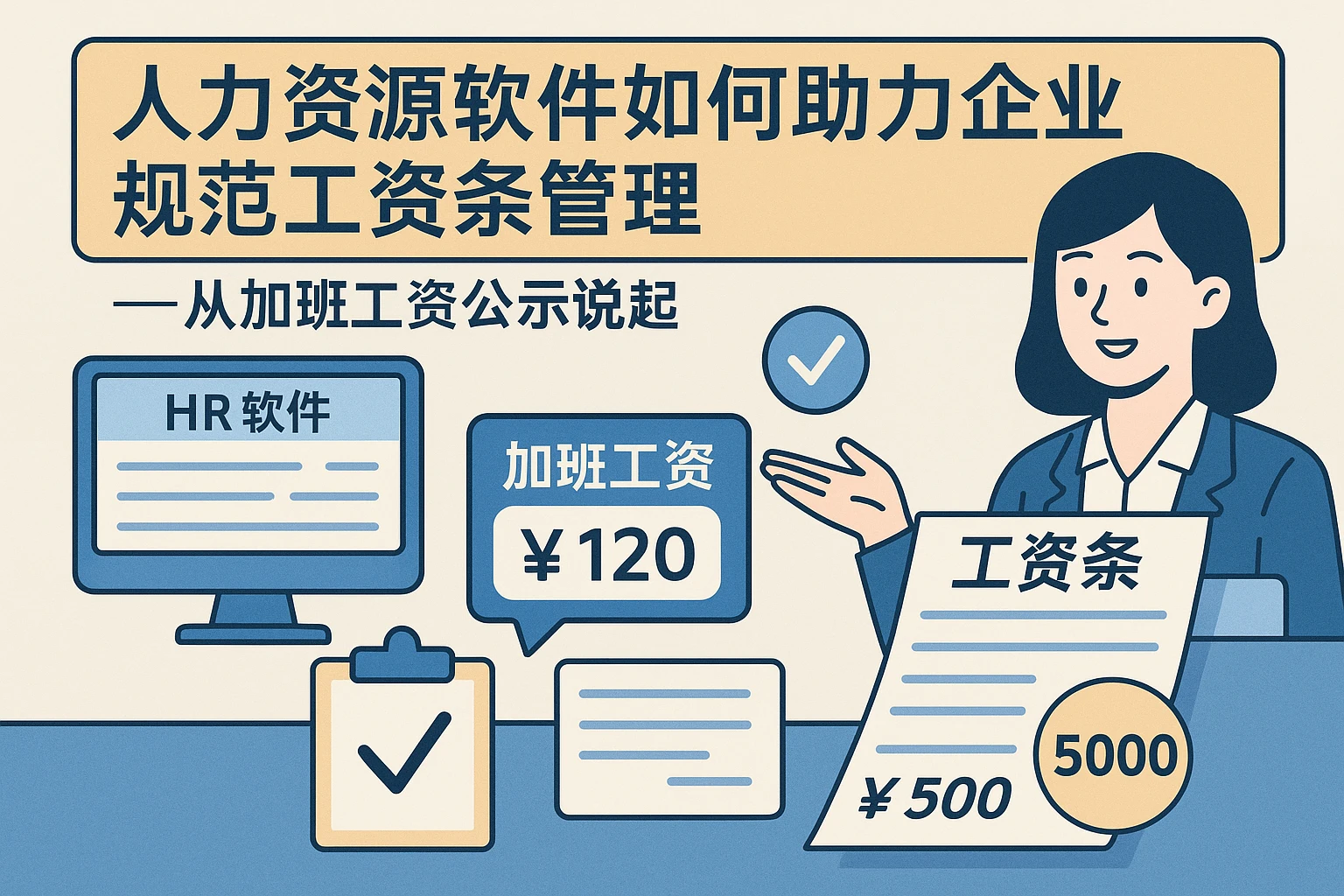 人力资源软件如何助力企业规范工资条管理——从加班工资公示说起