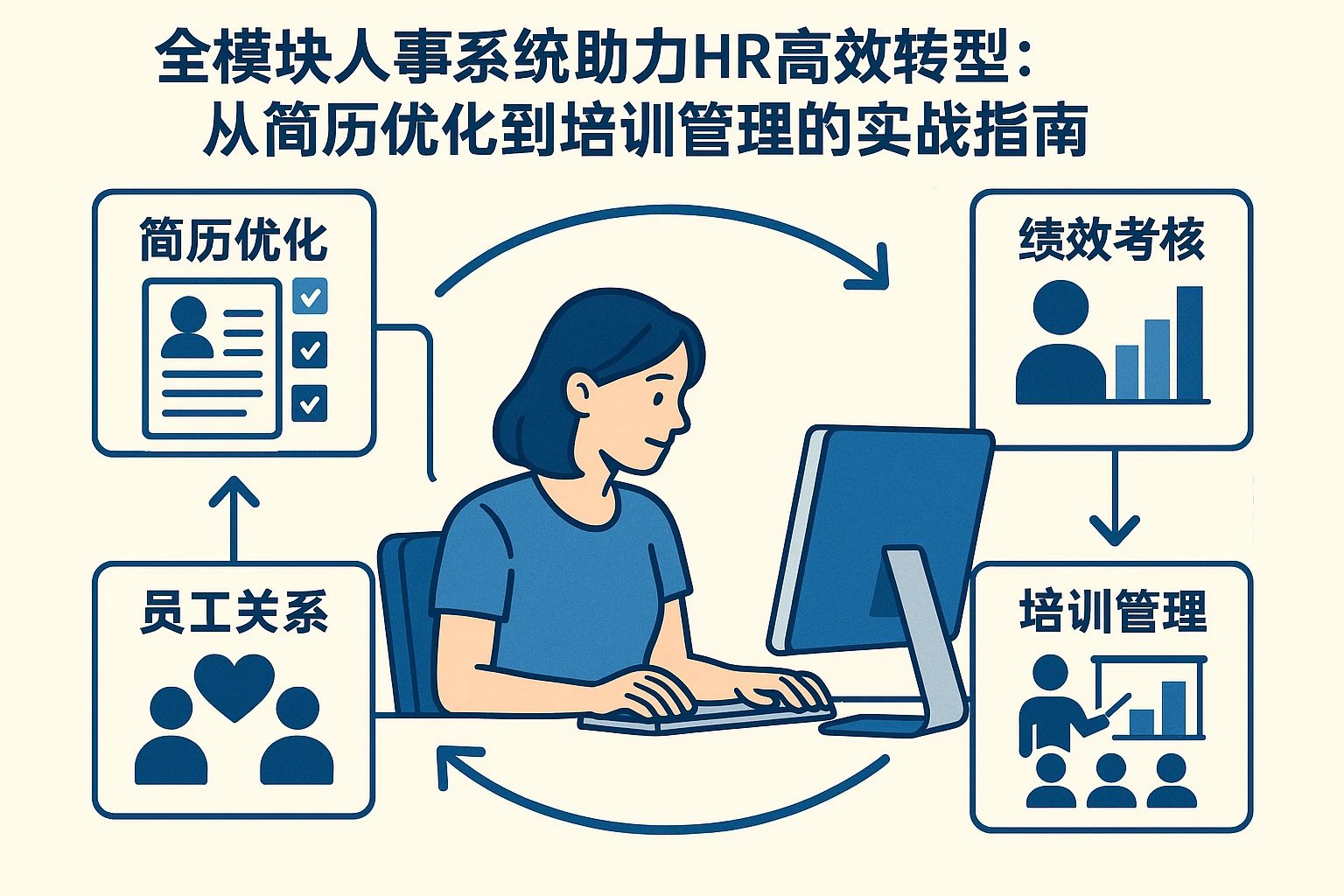 全模块人事系统助力HR高效转型：从简历优化到培训管理的实战指南