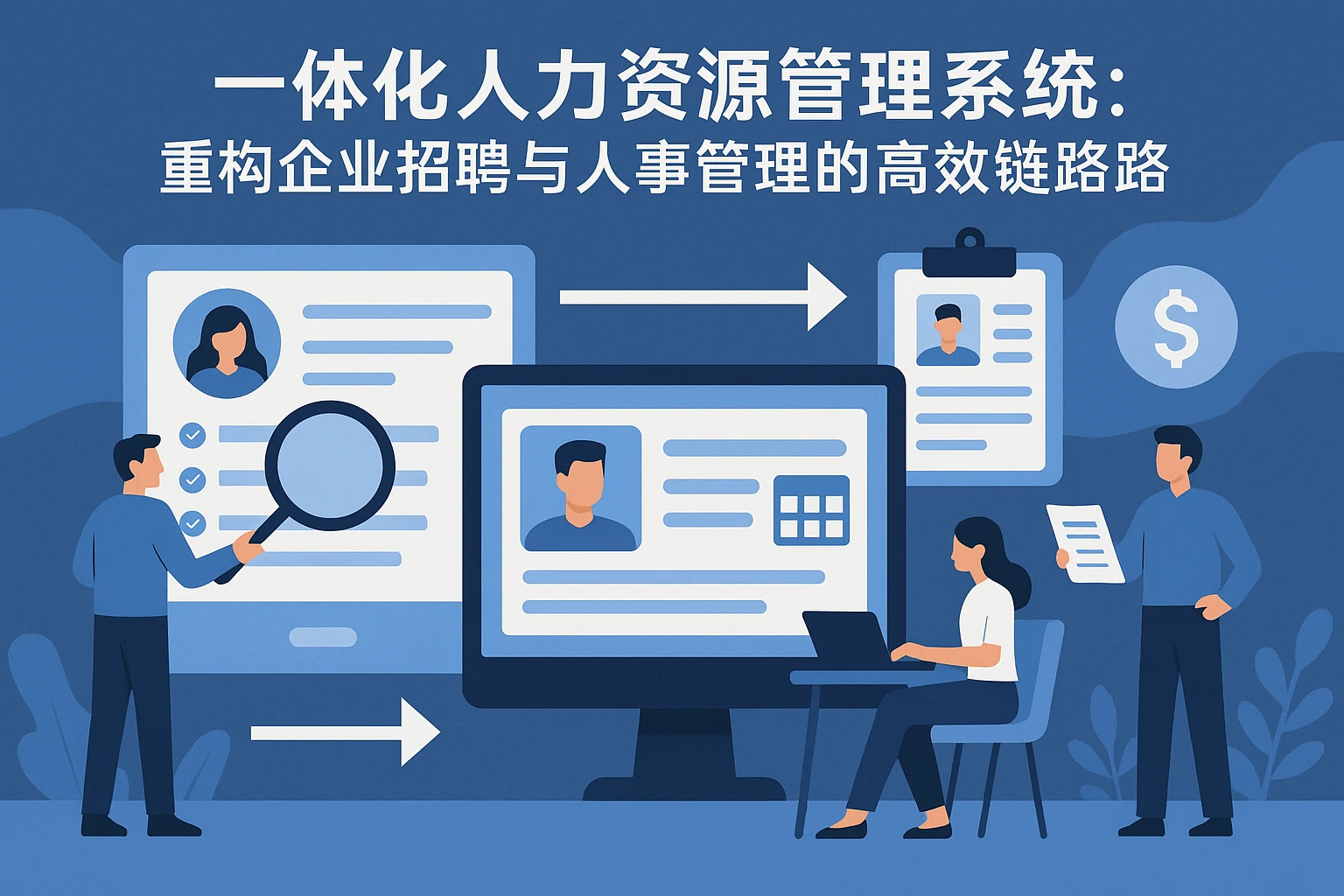 一体化人力资源管理系统：重构企业招聘与人事管理的高效链路