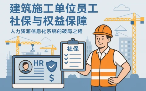 建筑施工单位员工社保与权益保障：人力资源信息化系统的破局之路