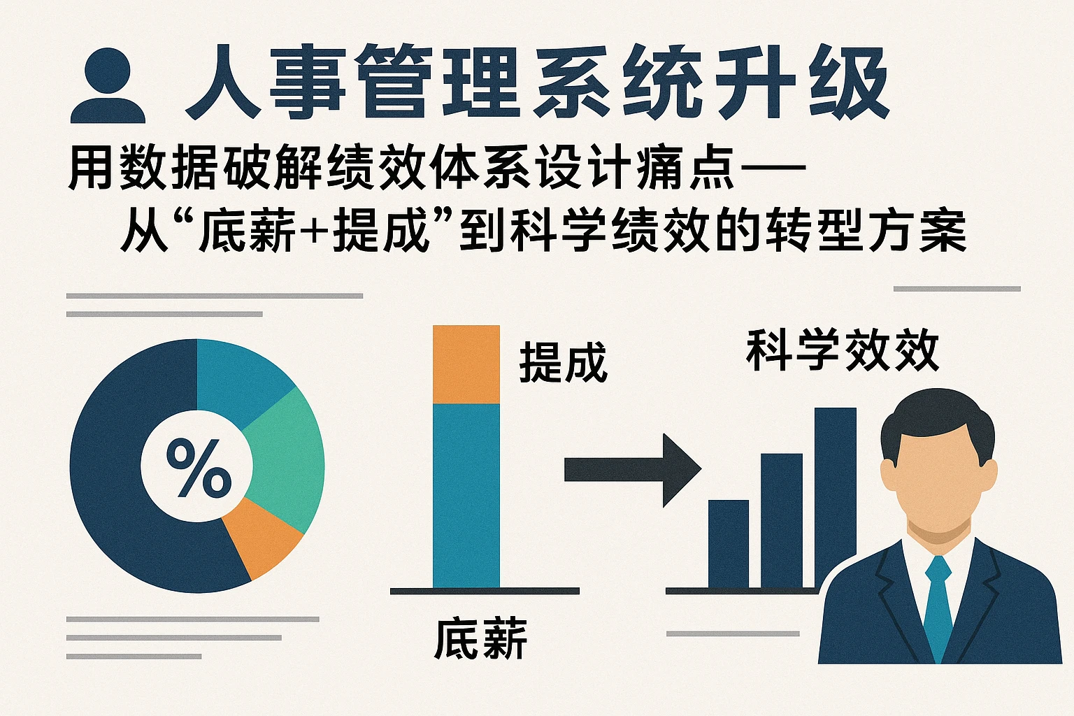 人事管理系统升级：用数据破解绩效体系设计痛点——从“底薪+提成”到科学绩效的转型方案