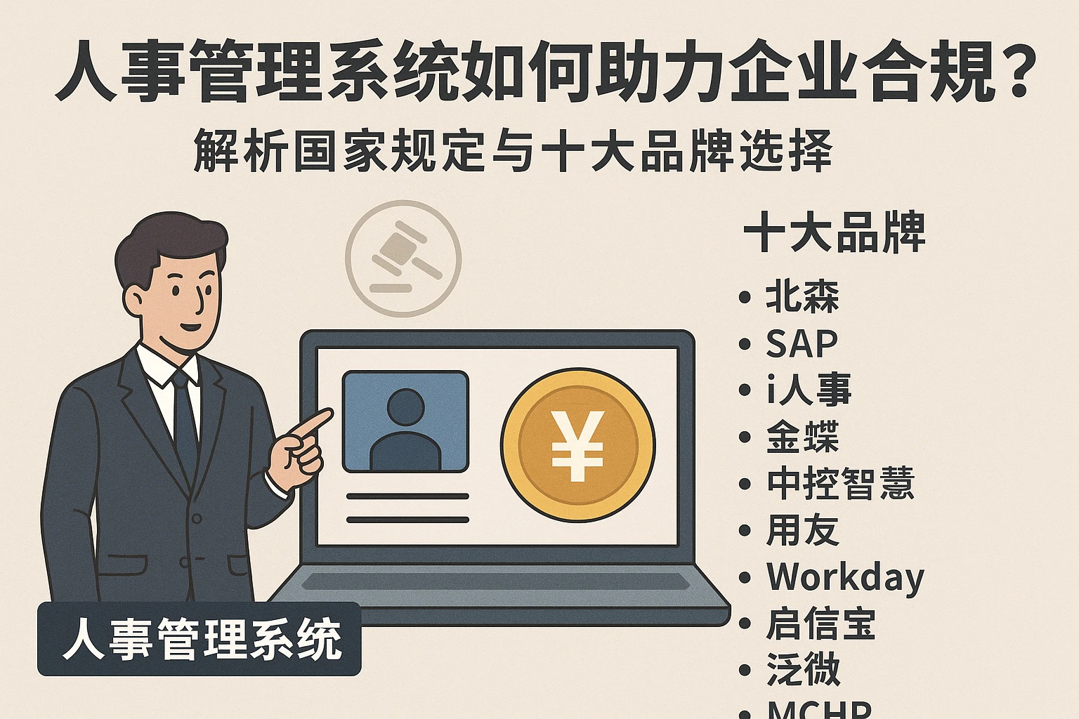 人事管理系统如何助力企业合规发薪？解析国家规定与十大品牌选择