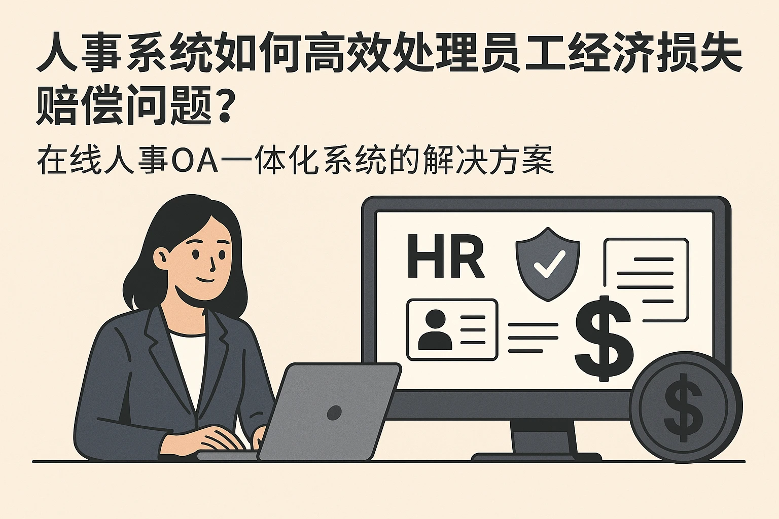 人事系统如何高效处理员工经济损失赔偿问题？在线人事OA一体化系统的解决方案