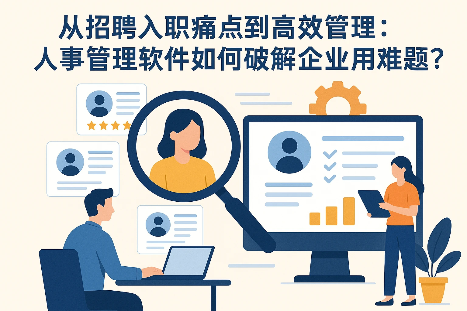 从招聘入职痛点到高效管理：人事管理软件如何破解企业用人难题？