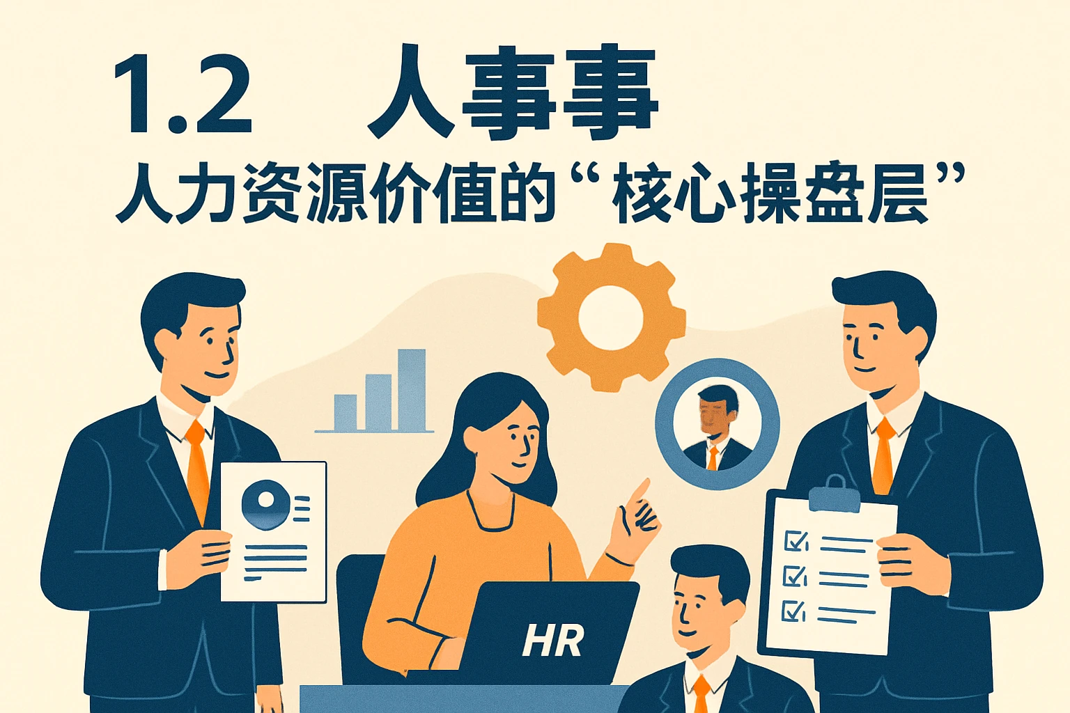 1.2 人事：人力资源价值的“核心操盘层”