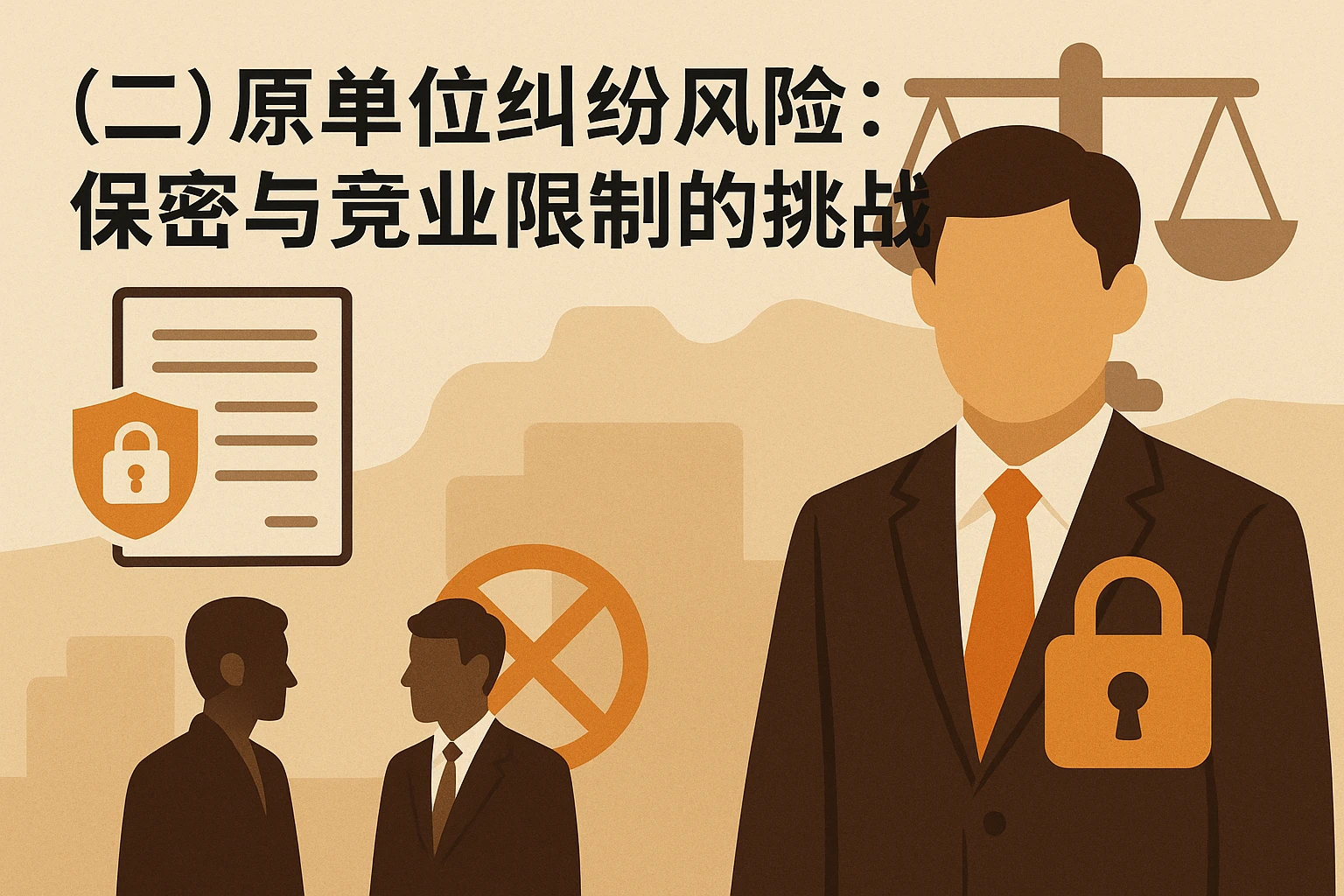 （二）原单位纠纷风险：保密与竞业限制的挑战