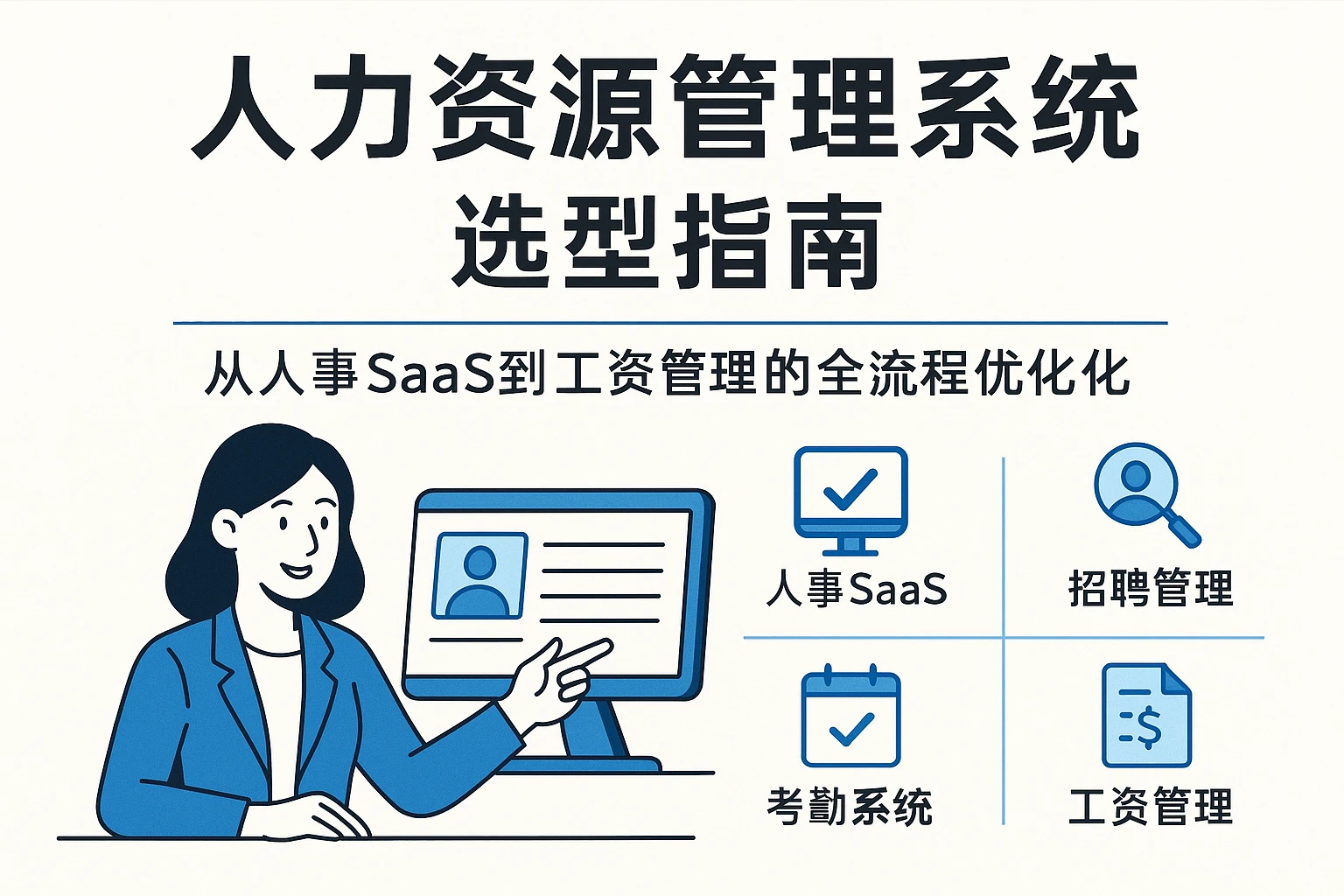 人力资源管理系统选型指南：从人事SaaS到工资管理的全流程优化