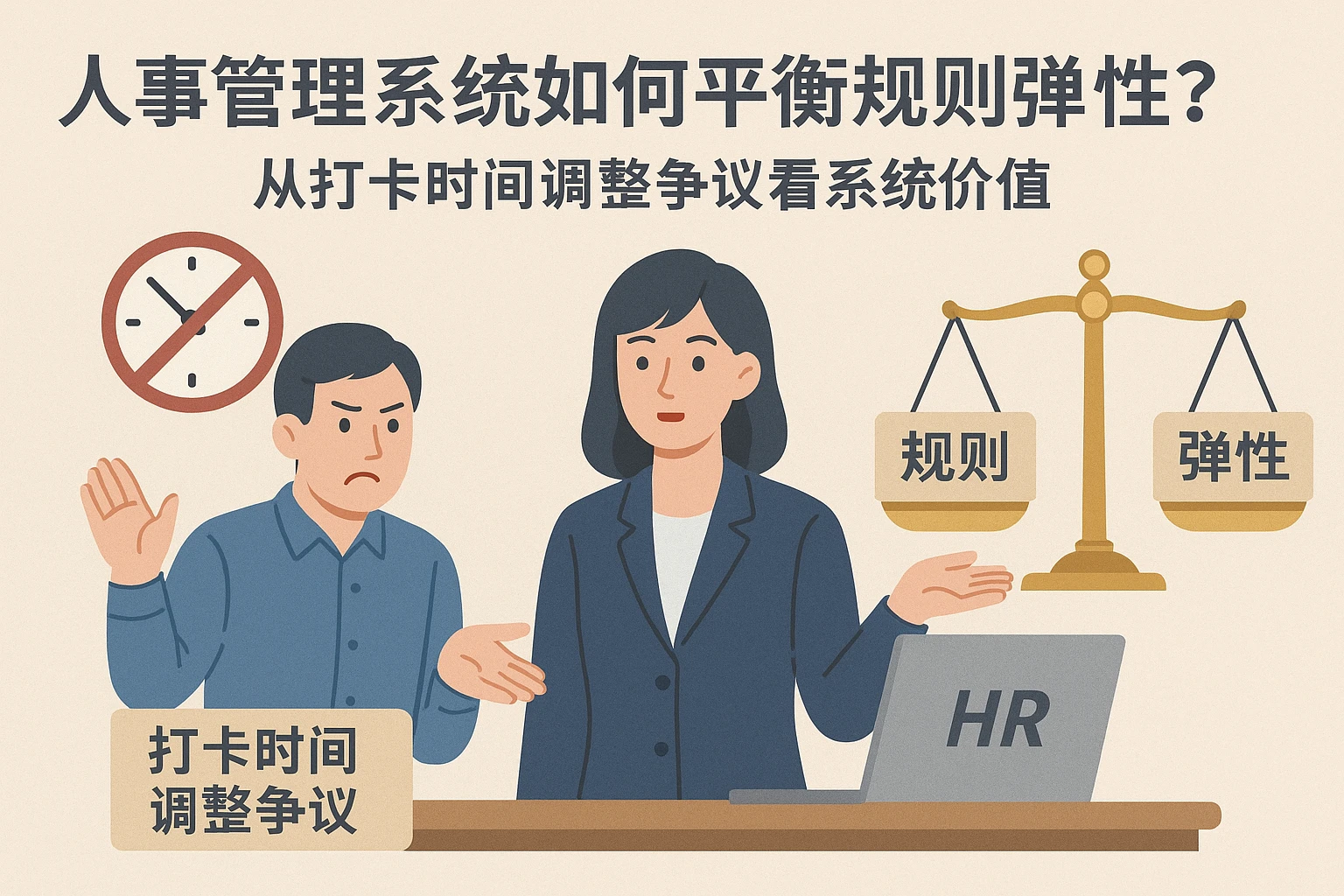 人事管理系统如何平衡规则弹性？从打卡时间调整争议看系统价值