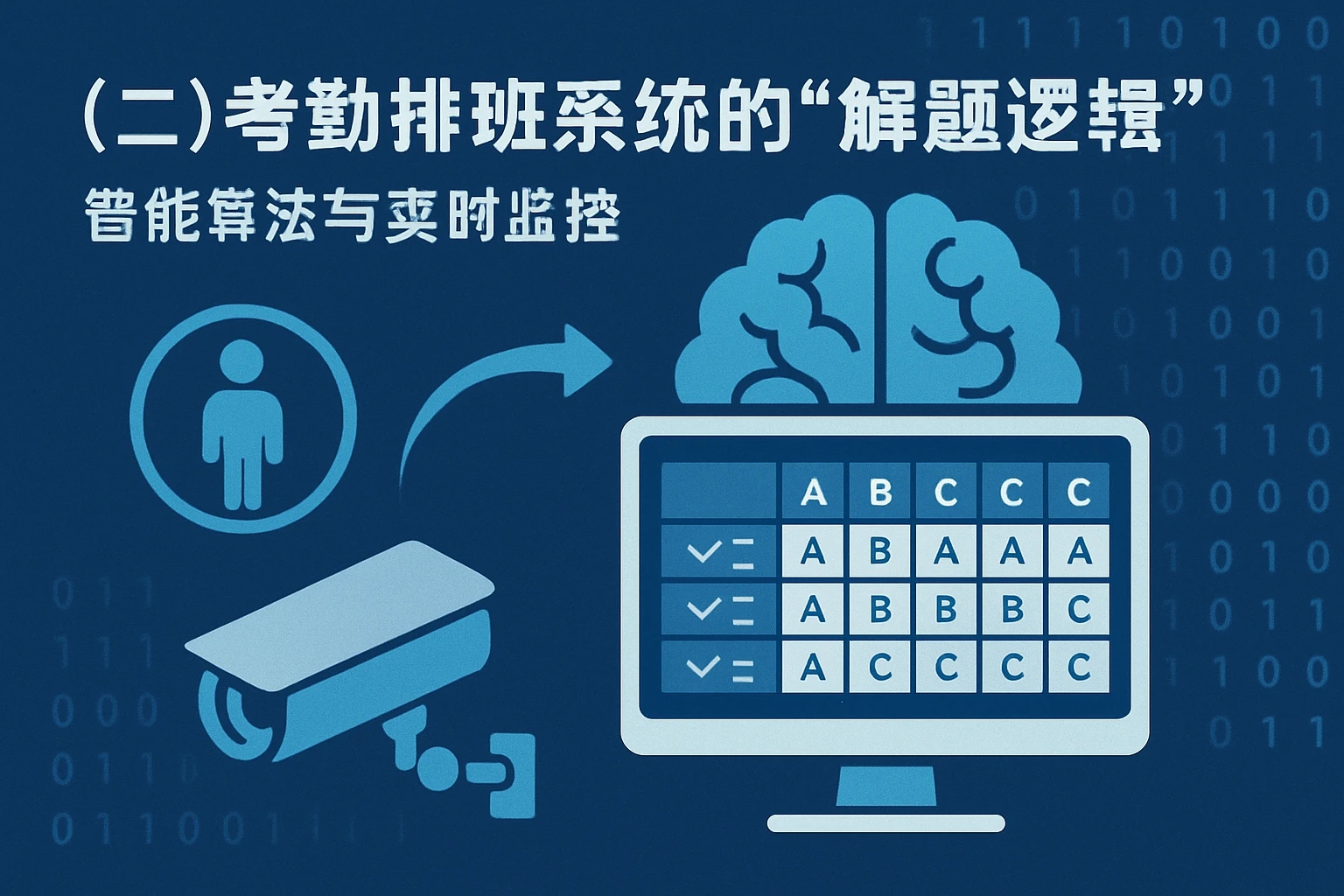 （二）考勤排班系统的“解题逻辑”：智能算法与实时监控