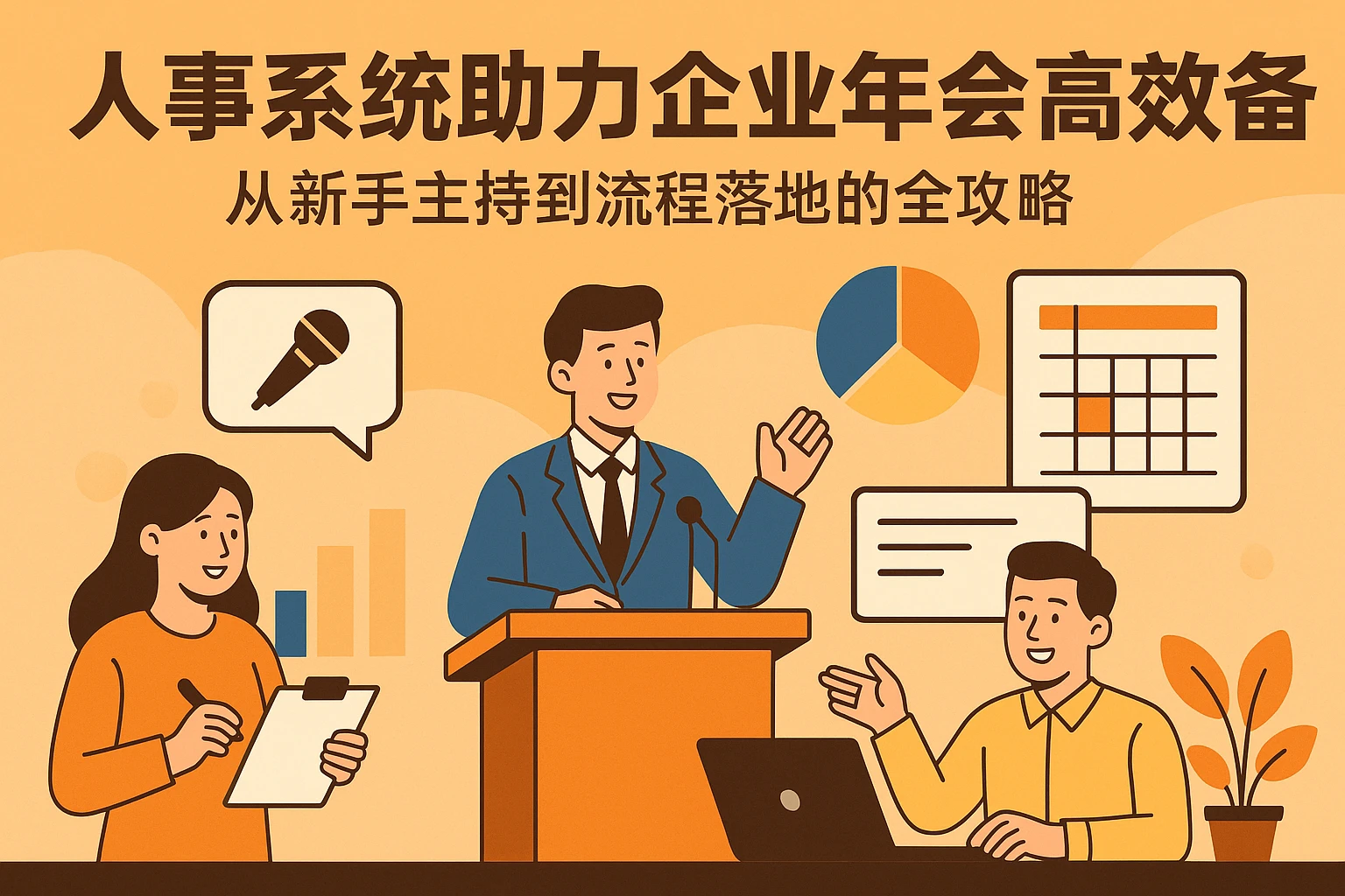 人事系统助力企业年会高效筹备：从新手主持到流程落地的全攻略