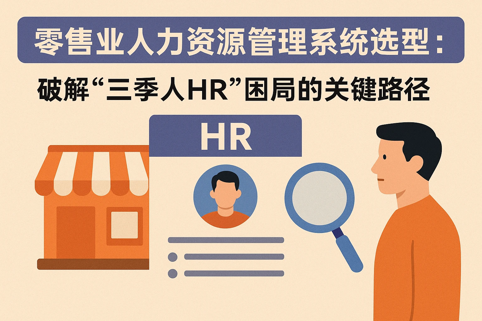 零售业人力资源管理系统选型：破解“三季人HR”困局的关键路径