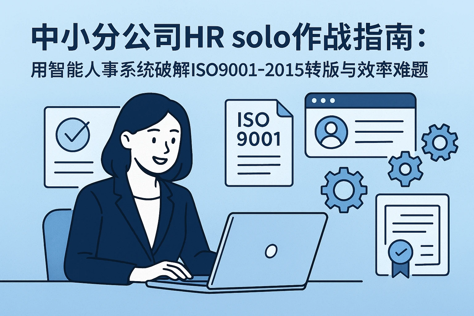 中小分公司HR solo作战指南：用智能人事系统破解ISO9001-2015转版与效率难题