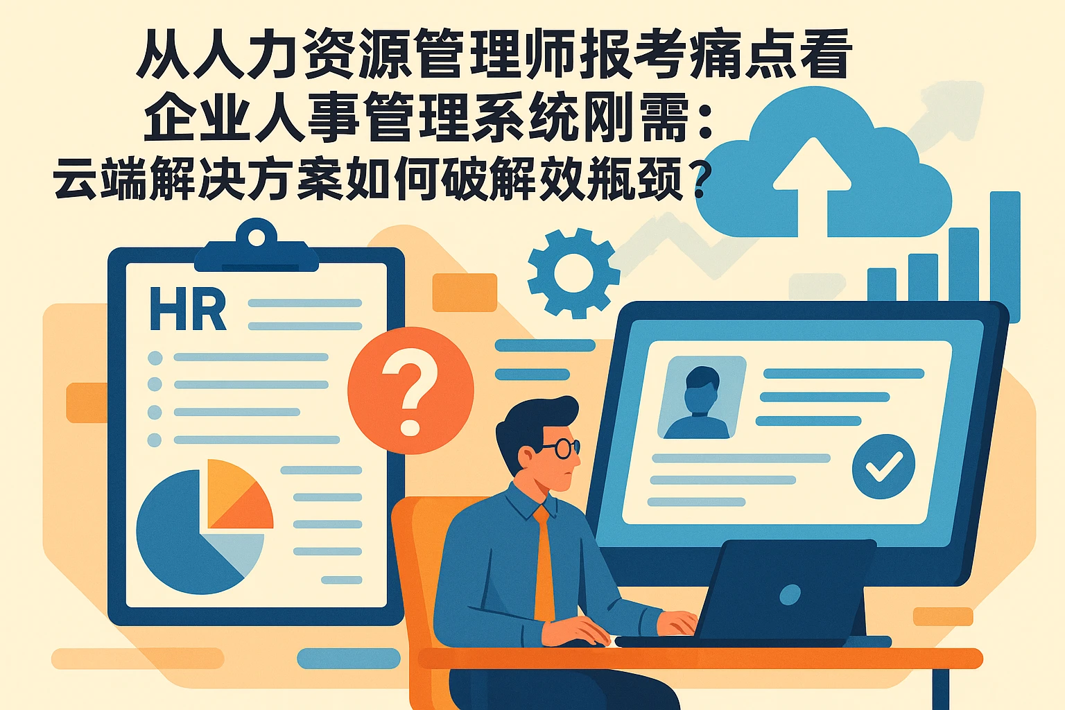 从人力资源管理师报考痛点看企业人事管理系统刚需：云端解决方案如何破解效率瓶颈？