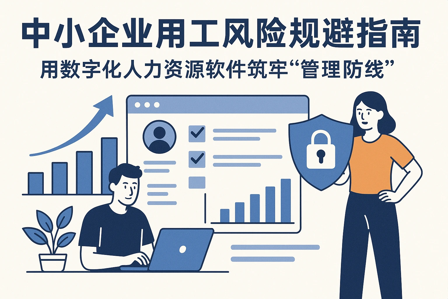 中小企业用工风险规避指南：用数字化人力资源软件筑牢“管理防线”