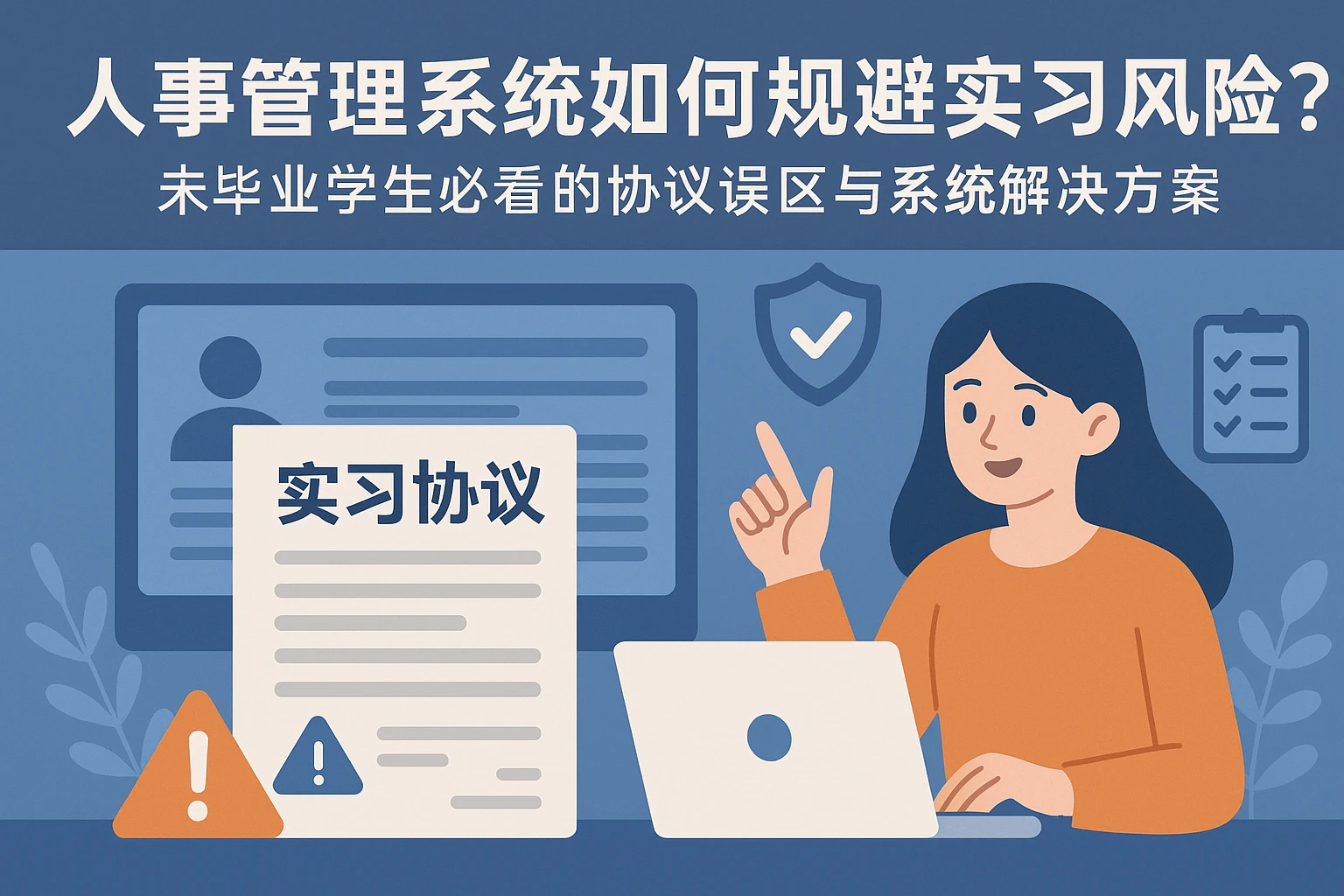人事管理系统如何规避实习风险？未毕业学生必看的协议误区与系统解决方案