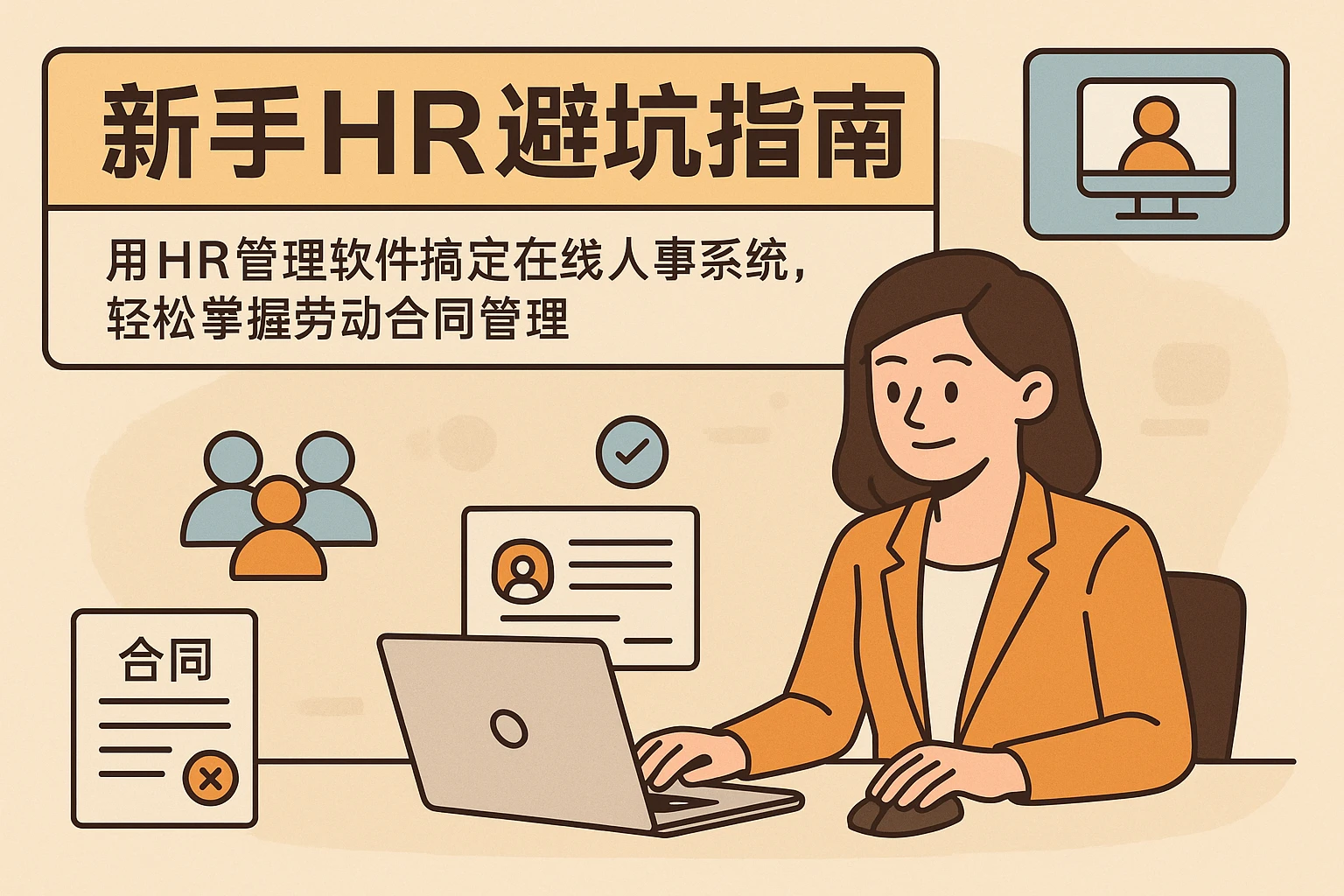 新手HR避坑指南：用HR管理软件搞定在线人事系统，轻松掌握劳动合同管理