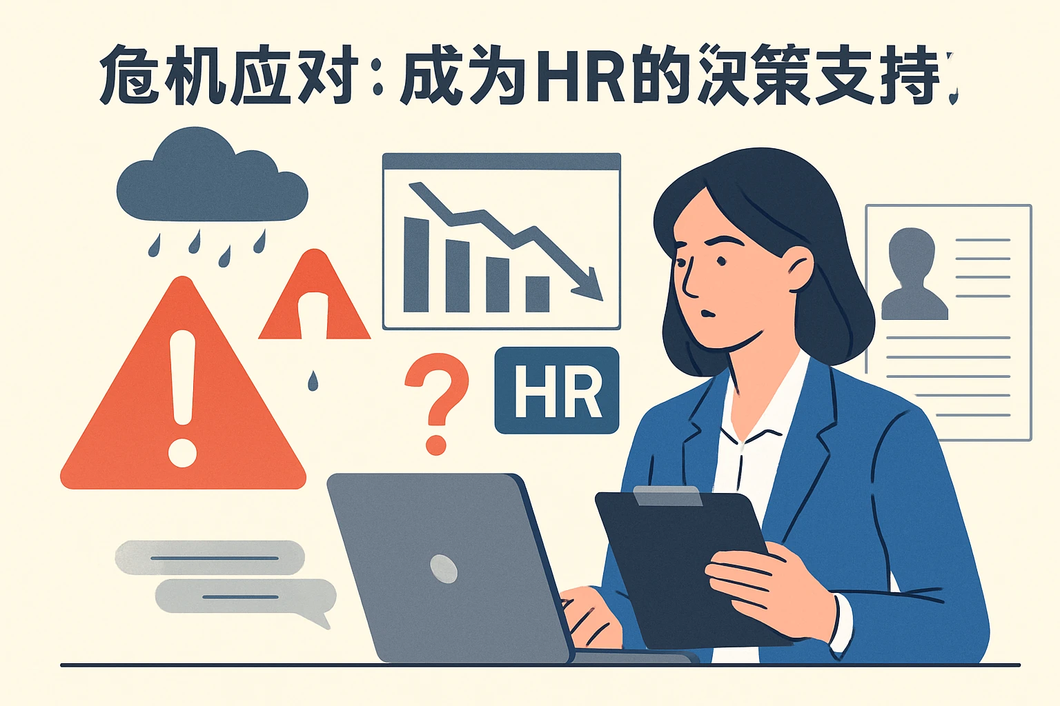 2. 危机应对：成为HR的“决策支持工具”