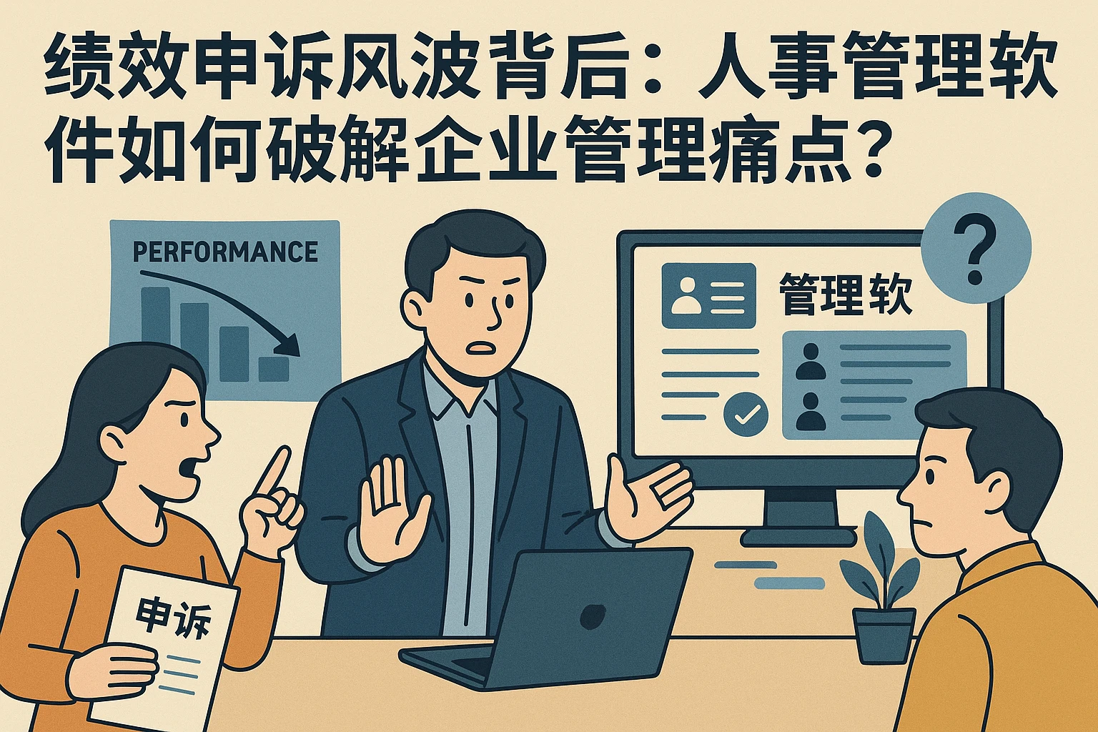 绩效申诉风波背后：人事管理软件如何破解企业管理痛点？