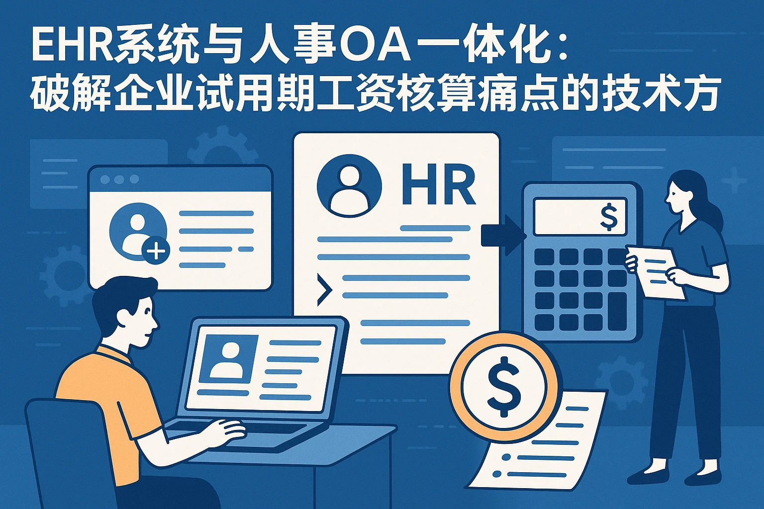 EHR系统与人事OA一体化：破解企业试用期工资核算痛点的技术方案