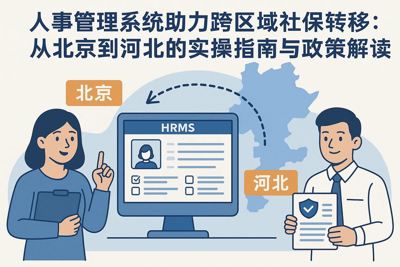 人事管理系统助力跨区域社保转移：从北京到河北的实操指南与政策解读