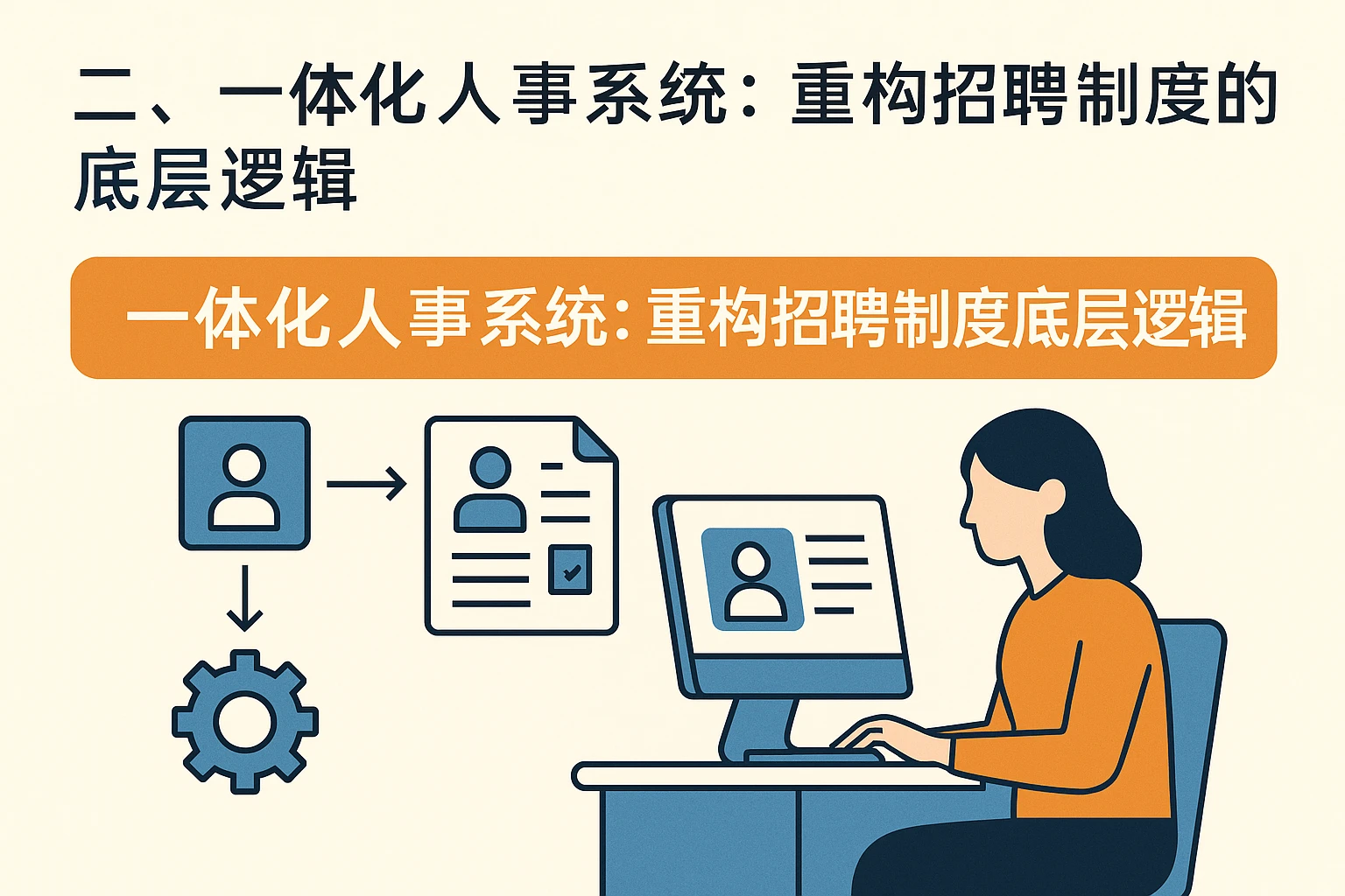 二、一体化人事系统：重构招聘制度的底层逻辑