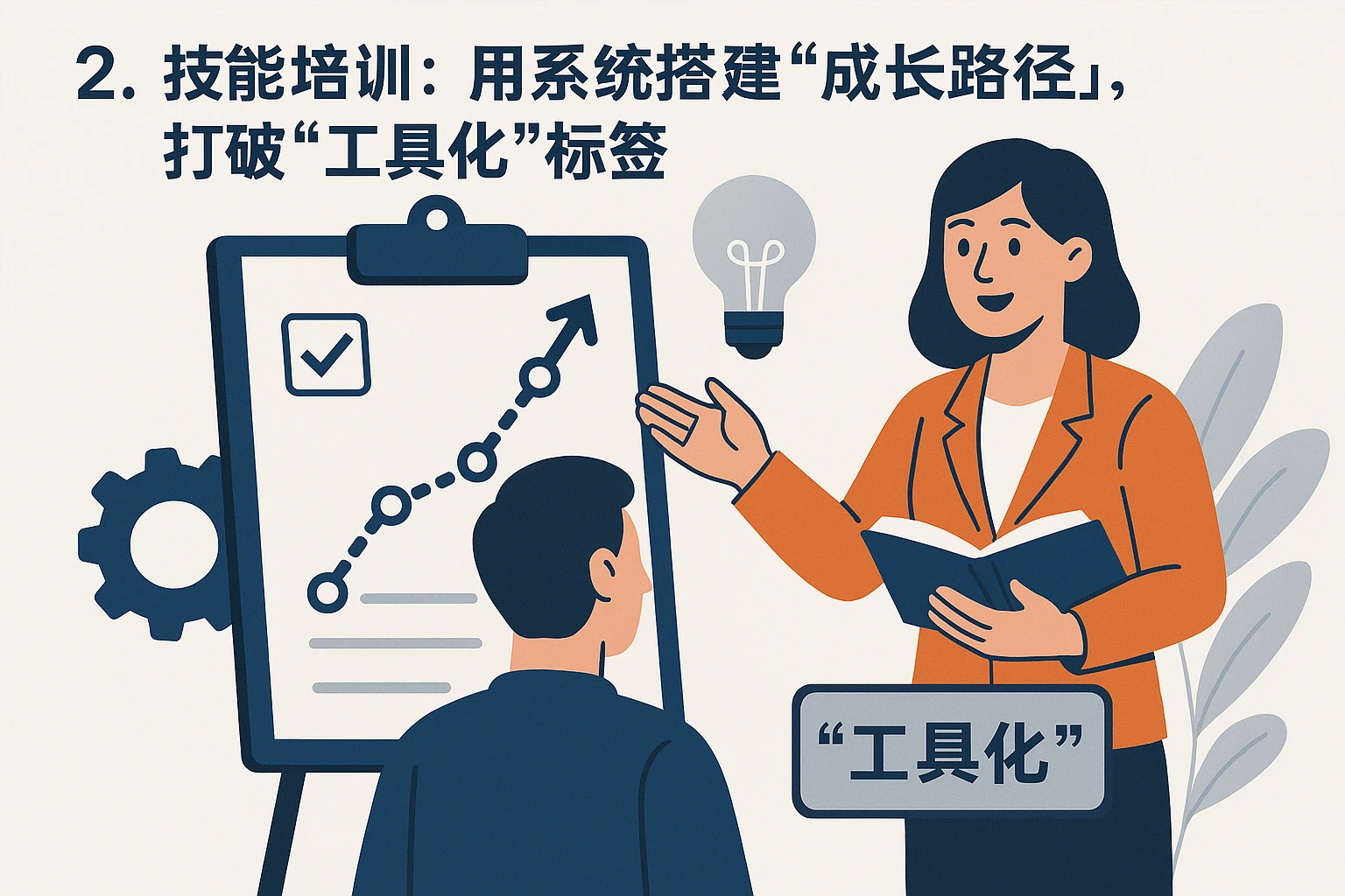 2. 技能培训：用系统搭建“成长路径”，打破“工具化”标签