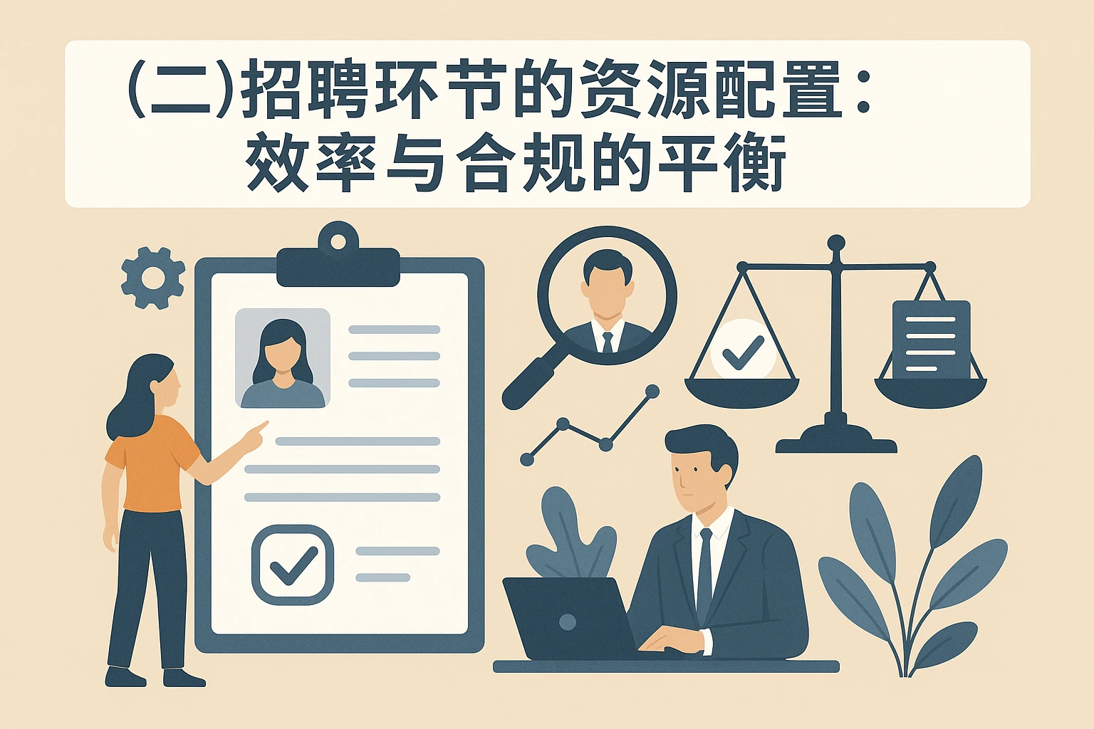 （二）招聘环节的资源配置：效率与合规的平衡