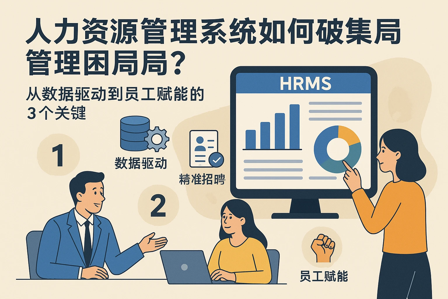 人力资源管理系统如何破解基层管理困局？从数据驱动到员工赋能的3个关键