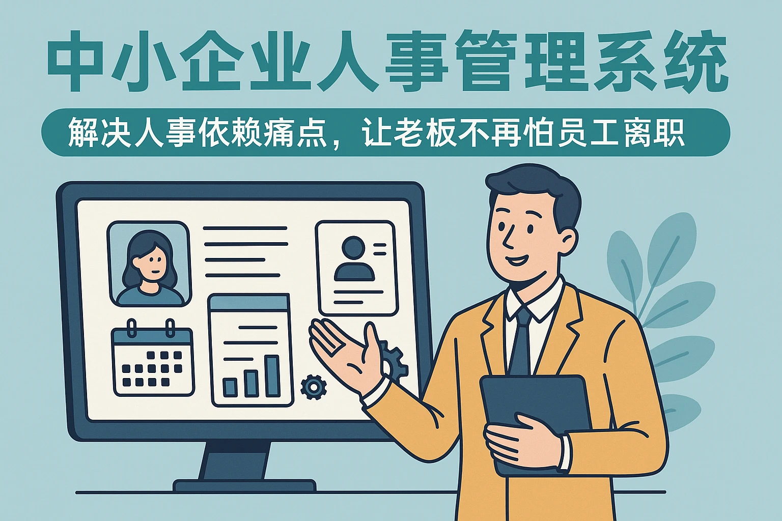 中小企业人事管理系统：解决人事依赖痛点，让老板不再怕员工离职