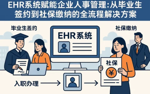 EHR系统赋能企业人事管理:从毕业生签约到社保缴纳的全流程解决方案