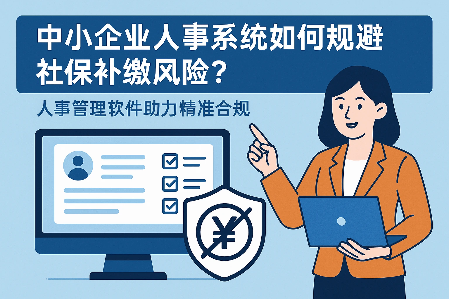 中小企业人事系统如何规避社保补缴风险？人事管理软件助力精准合规