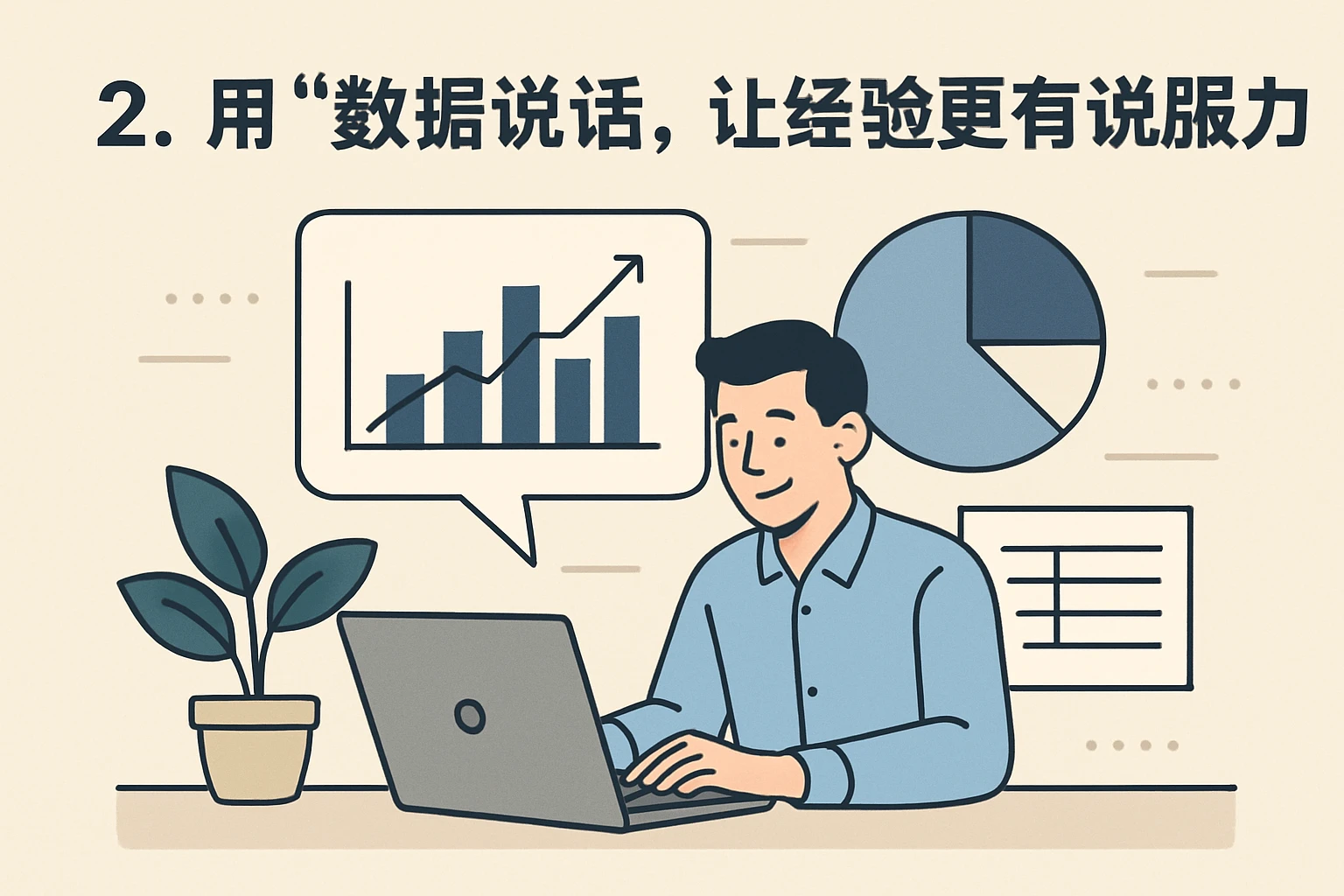 2. 用“数据说话”，让经验更有说服力
