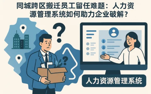 同城跨区搬迁员工留任难题：人力资源管理系统如何助力企业破解？