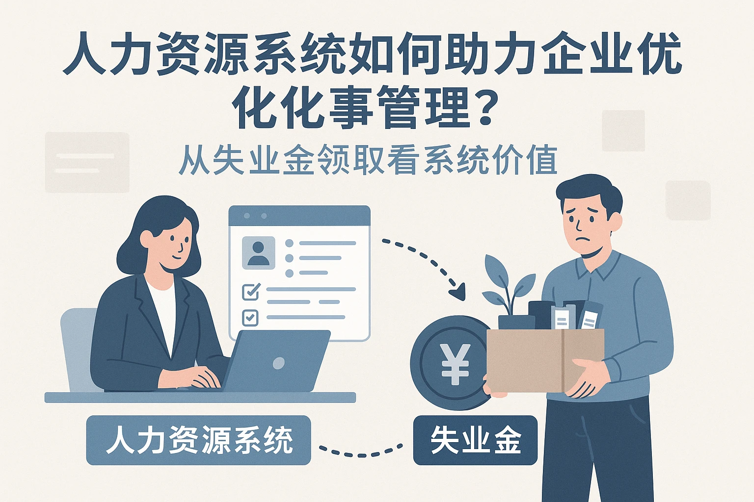 人力资源系统如何助力企业优化人事管理？从失业金领取看系统价值
