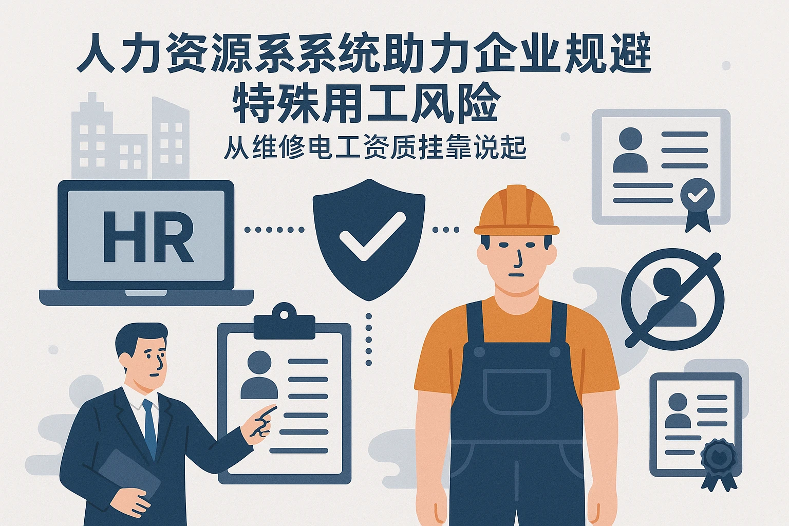 人力资源系统助力企业规避特殊用工风险：从维修电工资质挂靠说起