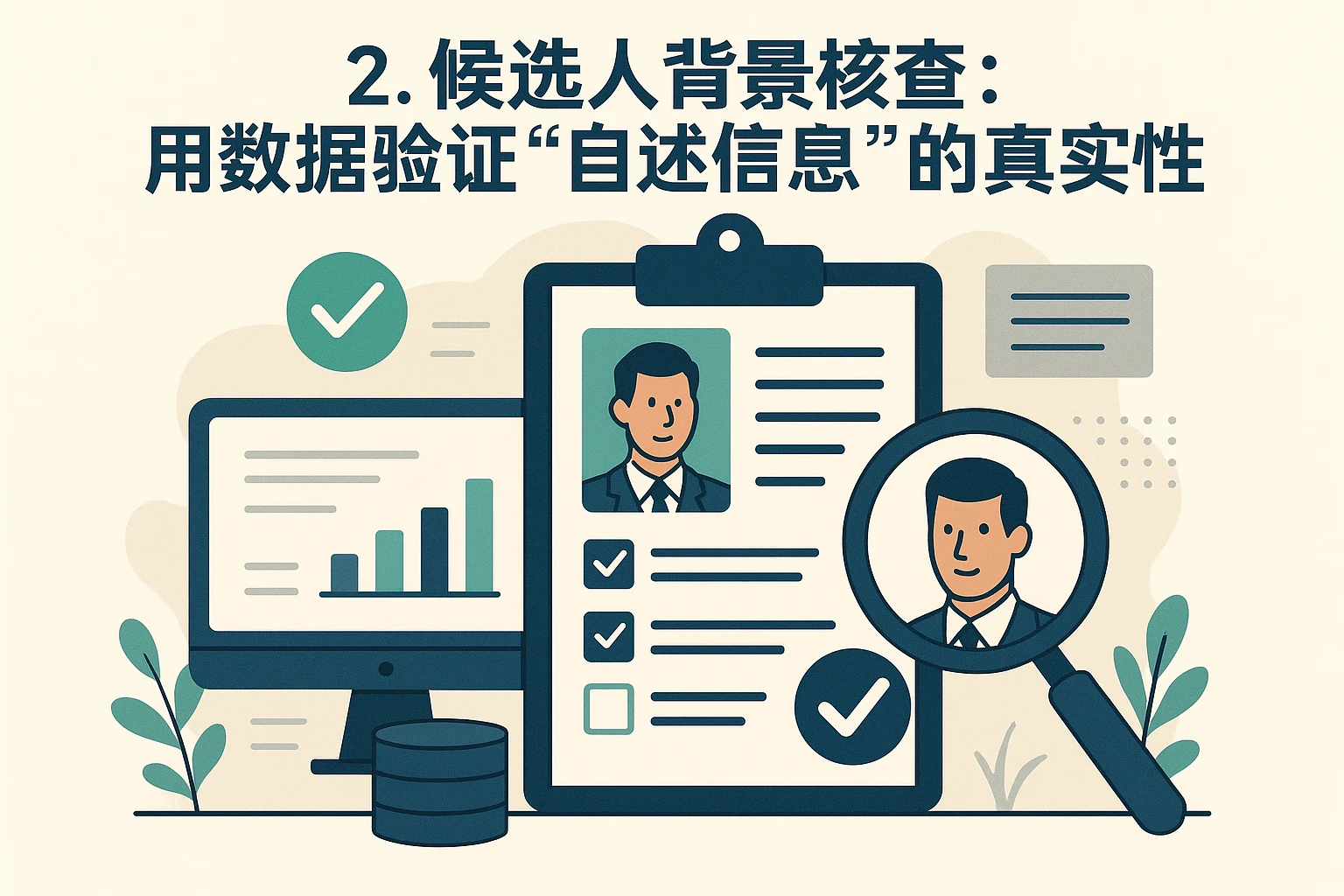 2. 候选人背景核查：用数据验证“自述信息”的真实性