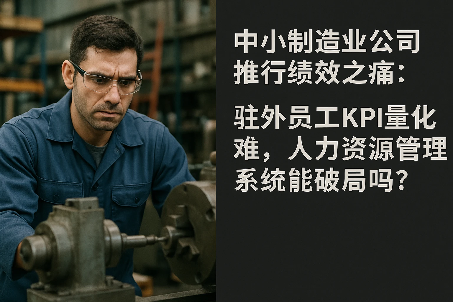 中小制造业公司推行绩效之痛：驻外员工KPI量化难，人力资源管理系统能破局吗？