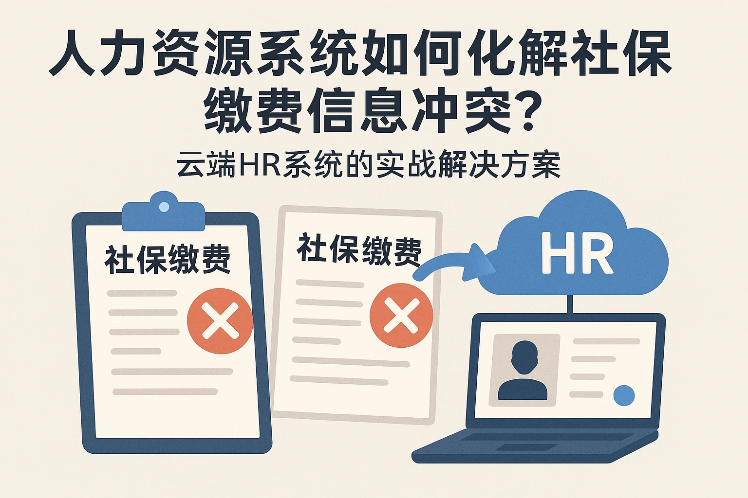 人力资源系统如何化解社保缴费信息冲突？云端HR系统的实战解决方案