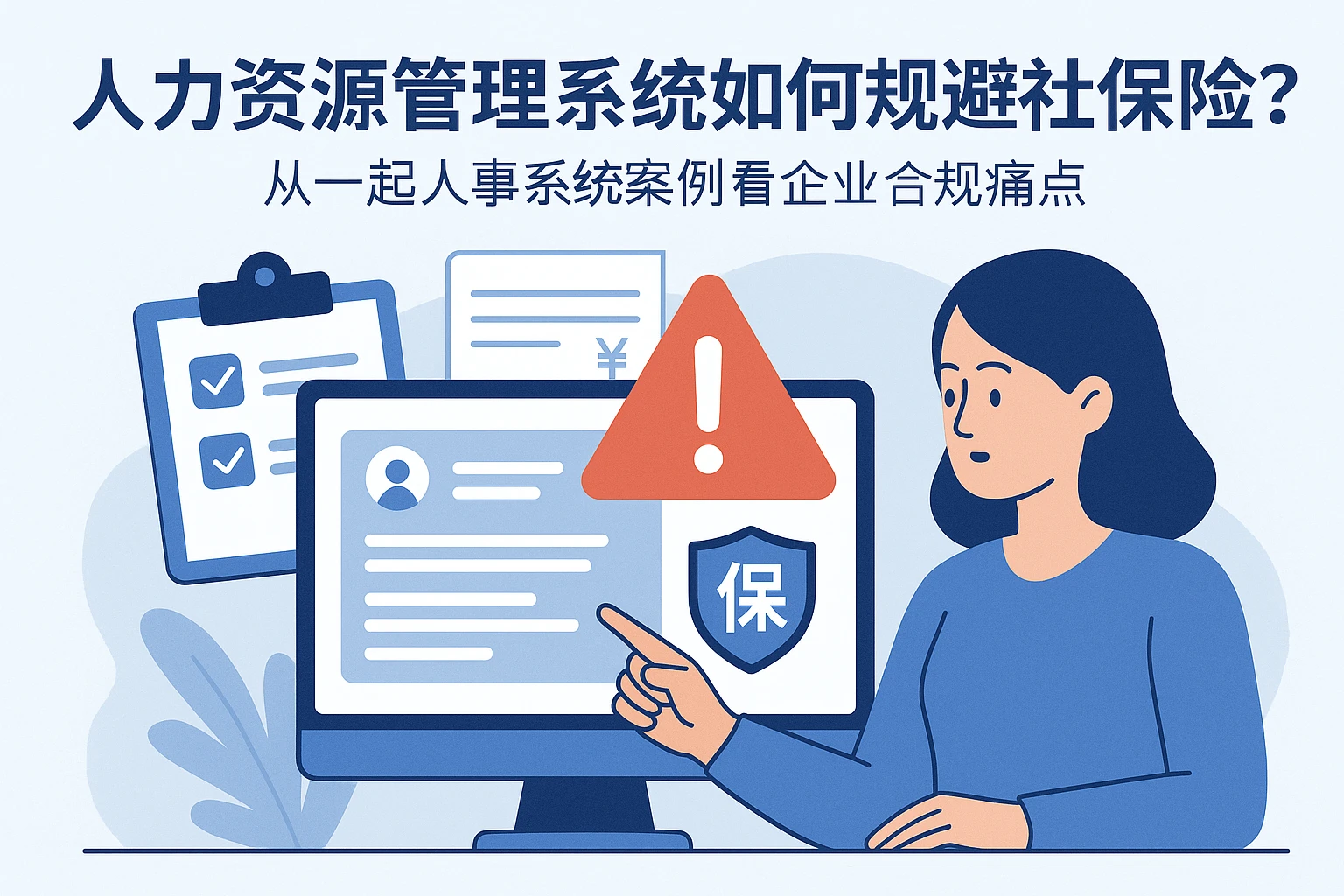 人力资源管理系统如何规避社保风险？从一起人事系统案例看企业合规痛点