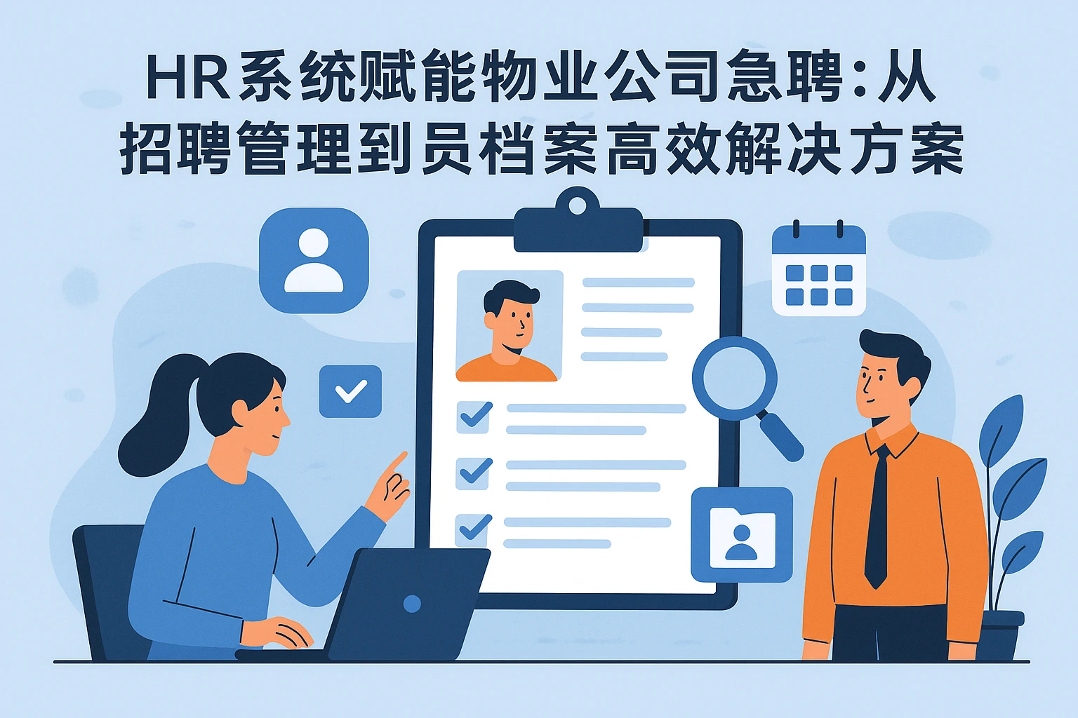HR系统赋能物业公司急聘：从招聘管理到员工档案的高效解决方案