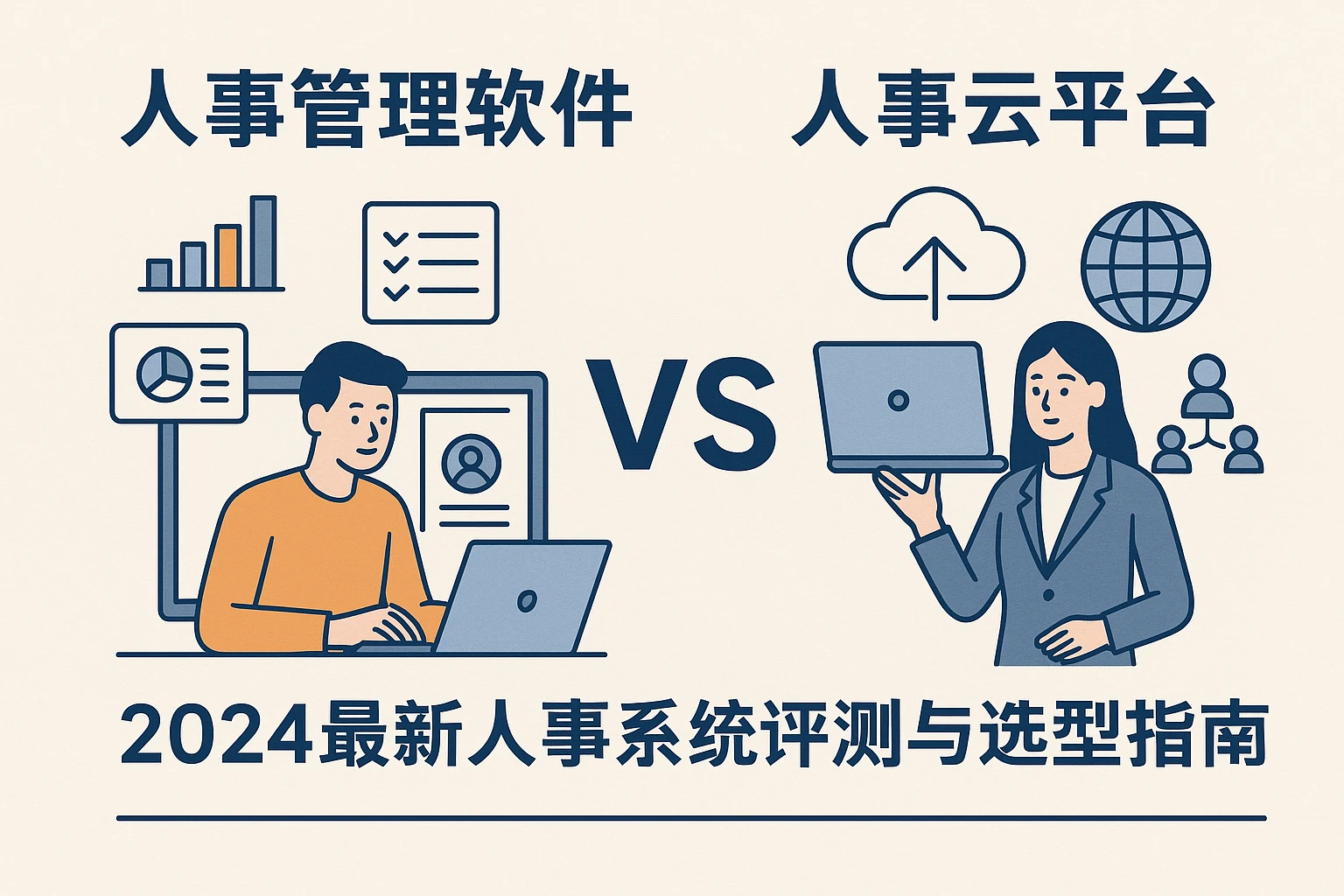 人事管理软件 vs 人事云平台：2024最新人事系统评测与选型指南